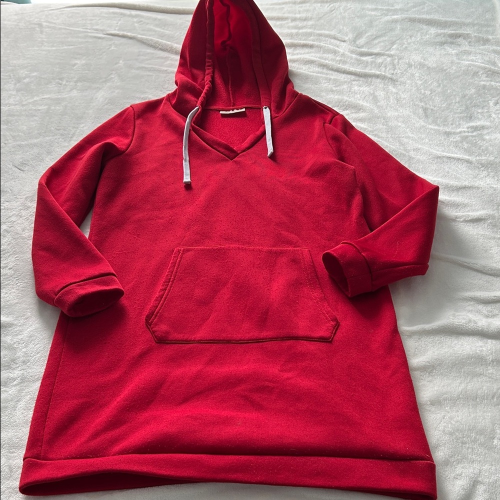Bobbie Brooks Red Hoodie Dress